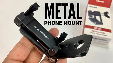 The BEST Tripod Phone Mount - The Ulanzi Metal Phone Mount