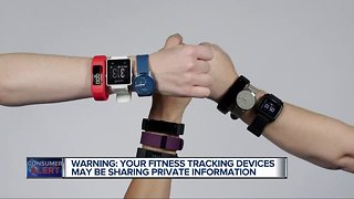 Fitness tracker warning
