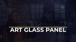 NTCA Art Glass Panel Installation
