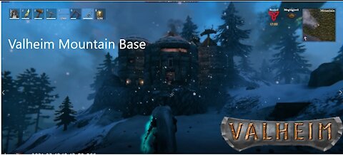 Valheim Mountain Base design!