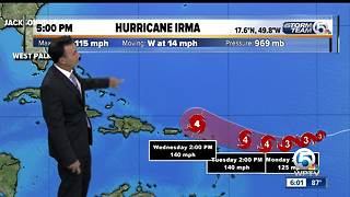 Hurricane Irma 5pm update 9/3/17