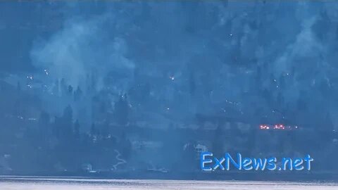 WildFire Burning Near Lake Okanagan Resort