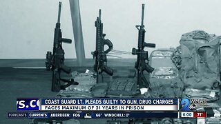 Maryland Coast Guard Lt. pleads guilty to 4 federal gun and drug charges