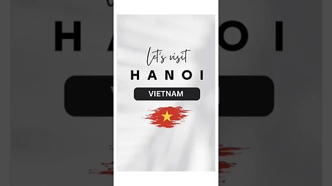 Travel to Hanoi ♥️ #shorts #travel #Asmr #vietnam #Shorts