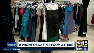 Promposal: Free prom attire!