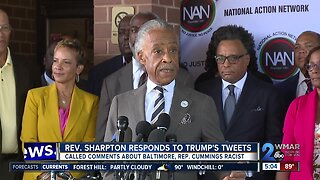Rev. Sharpton responds to Trump's tweets