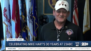 Cheers to 30: Local veterans say thank you and congrats to our 23ABC's Mike Hart