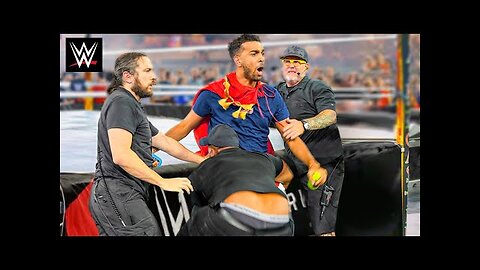 SNEAKING Into WWE Match (In the ring)