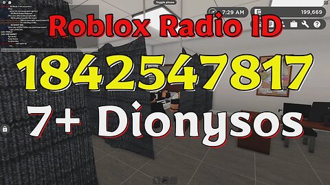 Dionysos Roblox Radio Codes/IDs