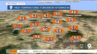 Significant drop in temperatures before weekend warm-up