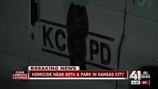 KCPD investigating homicide at 40th and Park