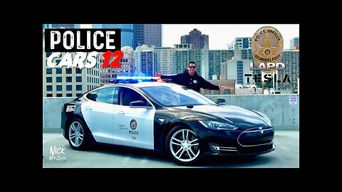 POLICE CARS : LAPD TESLA w/Ofc Rob