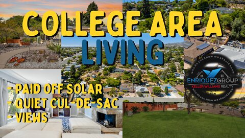 College Area Living! Detached House, Solar Panel and Views #Home #SanDiego #Kw #SanDiegoHomes