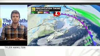 Cold air begins seeping into Atlantic Canada, snowfall potential through Tuesday