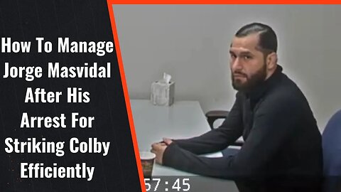 What I Wish I Knew A Year Ago About Jorge Masvidal After His Arrest For Striking Colby