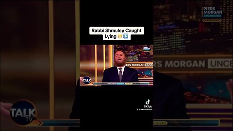 Rabbi Shmuley Caught Lying 🤔, Interesting Debate #piermorgan #mohamedhijab #palestine