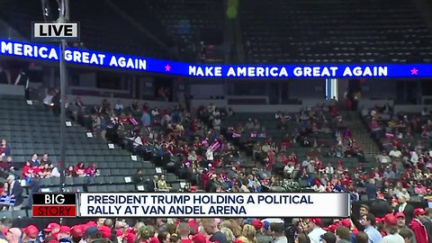 President Trump holding rally in Grand Rapids