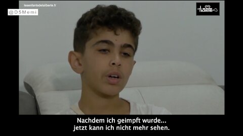 Aussage von Yassim, 13, der nach einer Covid-Impfung sein Augenlicht verlor.
