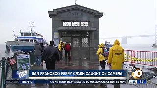 San Francisco ferry crash caught on camera