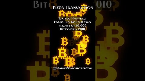 Pizza 🍕Transaction: When Bitcoin Bought Two Pizzas - Fact #2 ₿ #shorts