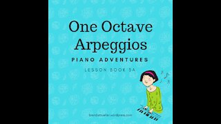 Piano Adventures Lesson Book 3A - One Octave Arpeggios