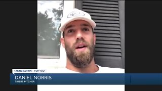 Tigers pitcher Daniel Norris followed Chris Hemsworth's workouts to stay in shape