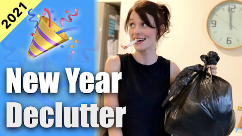 START 2021 WITH LESS STUFF | New Year Decluttering