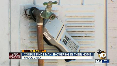 Random man found showering in Chula Vista home