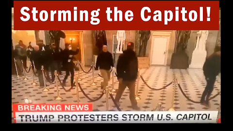 Storming the Capitol on Jan 6, 2021