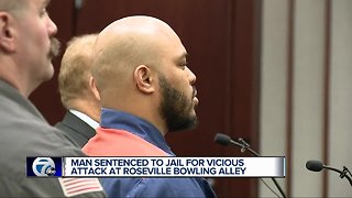 Man sentenced to jail for vicious attack at Roseville bowling alley