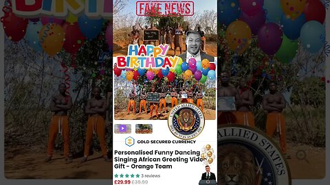 Stephen Mccullah African Happy Birthday Dance! - Busted as FAKE NEWS #LUNAONE #GSX #APL #XLN #CRYPTO