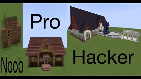 Minecraft: Noob vs Pro vs Hacker