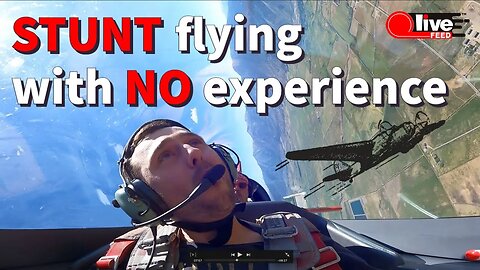✈️😳Flying STUNT plane for the first time with NO piloting experience | Preview