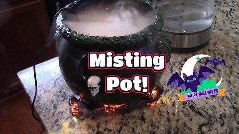 Halloween Misting Pot From Amazon! 🎃