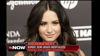 TMZ: Singer Demi Lovato hospitalized for apparent drug overdose