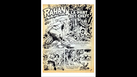 Rahan. Episode Sixty Two. By Roger Lecureux. The share of the Chiefs. A Puke (TM) Comic.