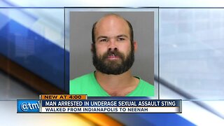 Man arrested in underage sexual assault sting in Neenah