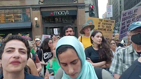 The Not on our Dime Rally Foley Square 7/20/2023 NYS Assemblymember Zohran Mamdani. #freepalestine