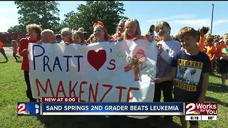 Sand Springs 2nd grader beats Leukemia