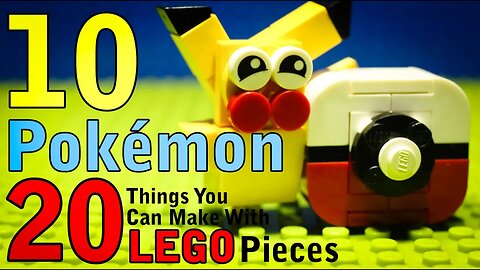 10 Pokemon things You Can Make With 20 Lego Pieces