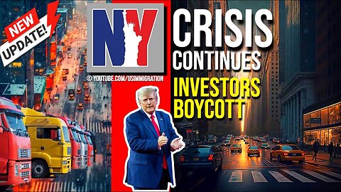 NYC CRISIS ! NYC Shutdown🔥More Investors Boycott for TRUMP! NY is a LOSER STATE! Truckers for Trump.