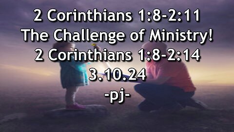 Challenge of Ministry