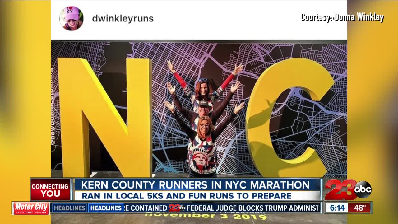 Bakersfield represented at the New York City Marathon