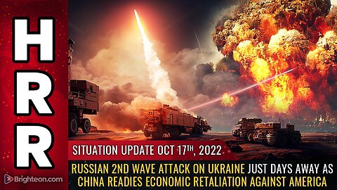 Situation Update, 10/17/22 - Russian 2nd wave ATTACK on Ukraine just days away...