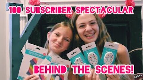 Behind The Scenes of my 100 Subscriber Spectacular!!! | Gabby’s Gallery