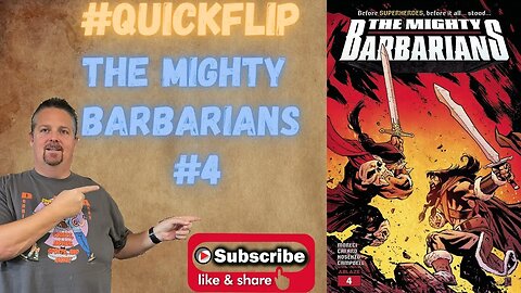 The Mighty Barbarians #4 Ablaze #QuickFlip Comic Book Review Michael Moreci,Giuseppe Cafaro #shorts