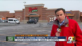 Struggling to compete, Remke closes Hebron store