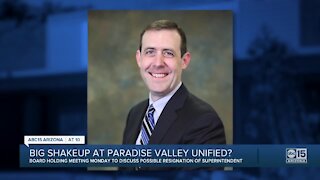 PV Unified board to discuss superintendent's potential resignation