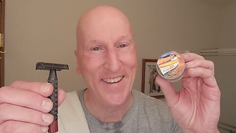 CaD Shaving Soap. Classic Barbershop Scent! Also, the Ascension Razor from PAA!
