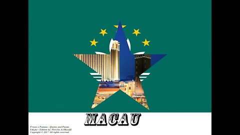 Bandeiras e fotos dos países do mundo: Macau [Frases e Poemas]